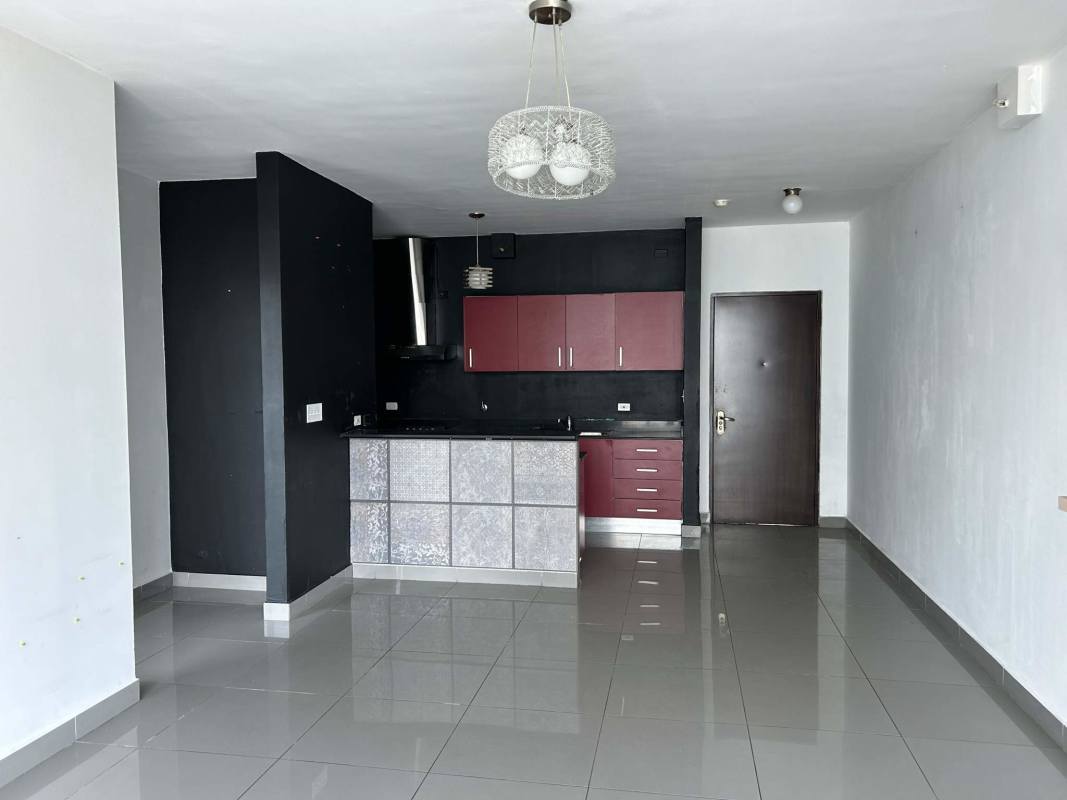 Open-concept living area with large windows city view at PH Quartier San Francisco Panama