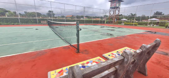 Colorful children's play area inside PH El Valle Village San Carlos Panama