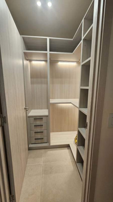 Modern bathroom with walk-in glass shower PH Aria luxury apartment Panama Santa Maria