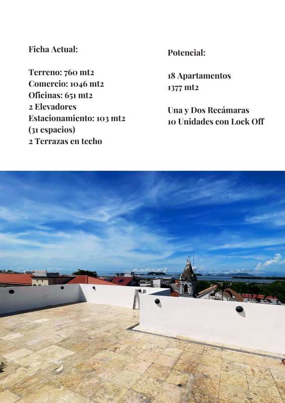 Rooftop terraces with panoramic views atop colonial buildings in Casco Viejo Panama