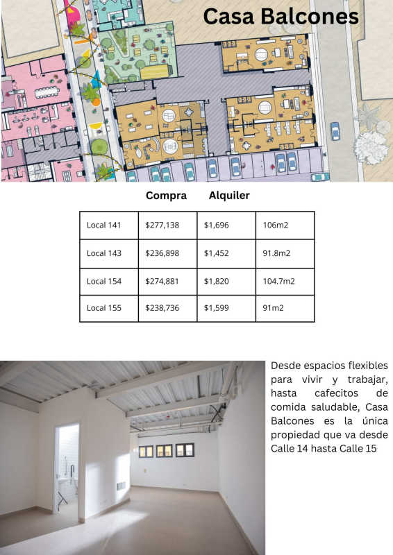 Bright unfurnished commercial space with large window and industrial ceiling in Casco Viejo Panama