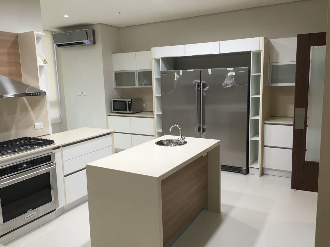 Modern apartment open plan living-dining space with views at PH La Vista Santa María