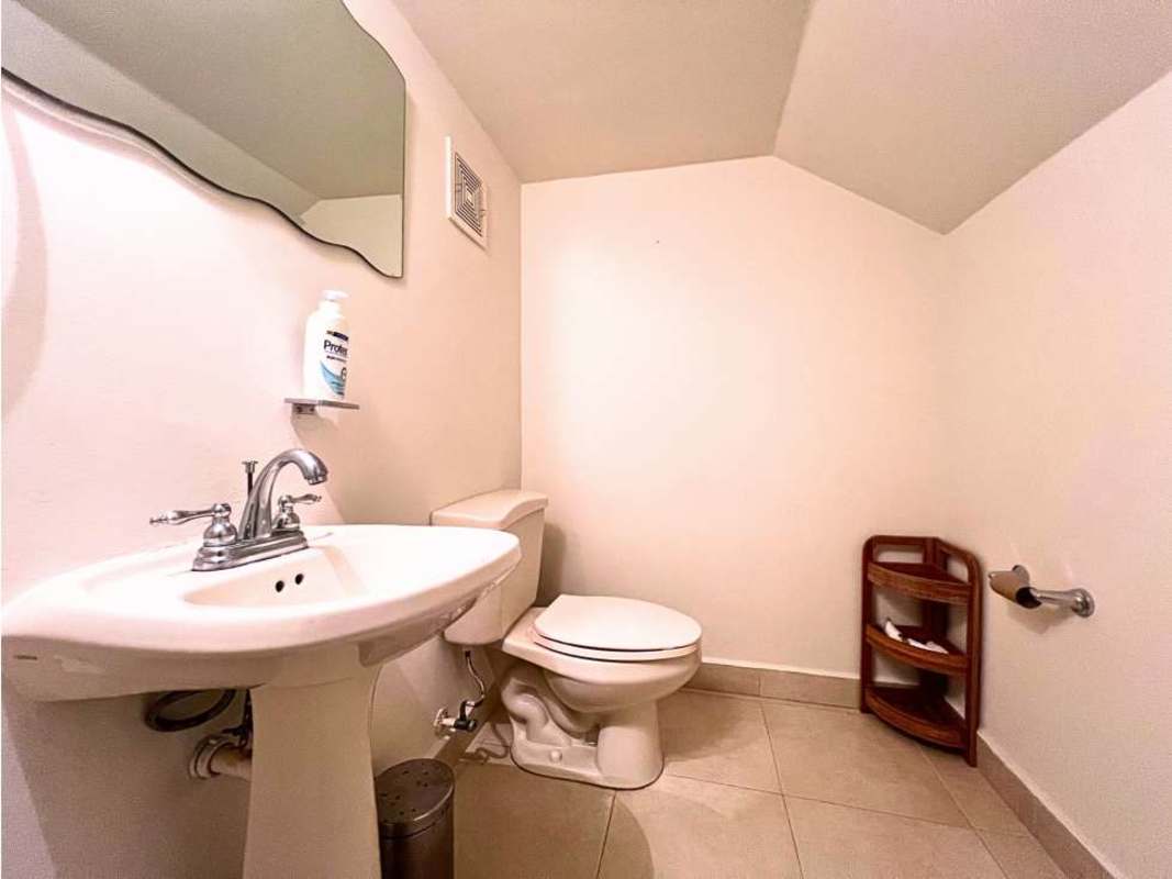 Covered terrace with jacuzzi and bar in Versalles Costa Sur home Panama City