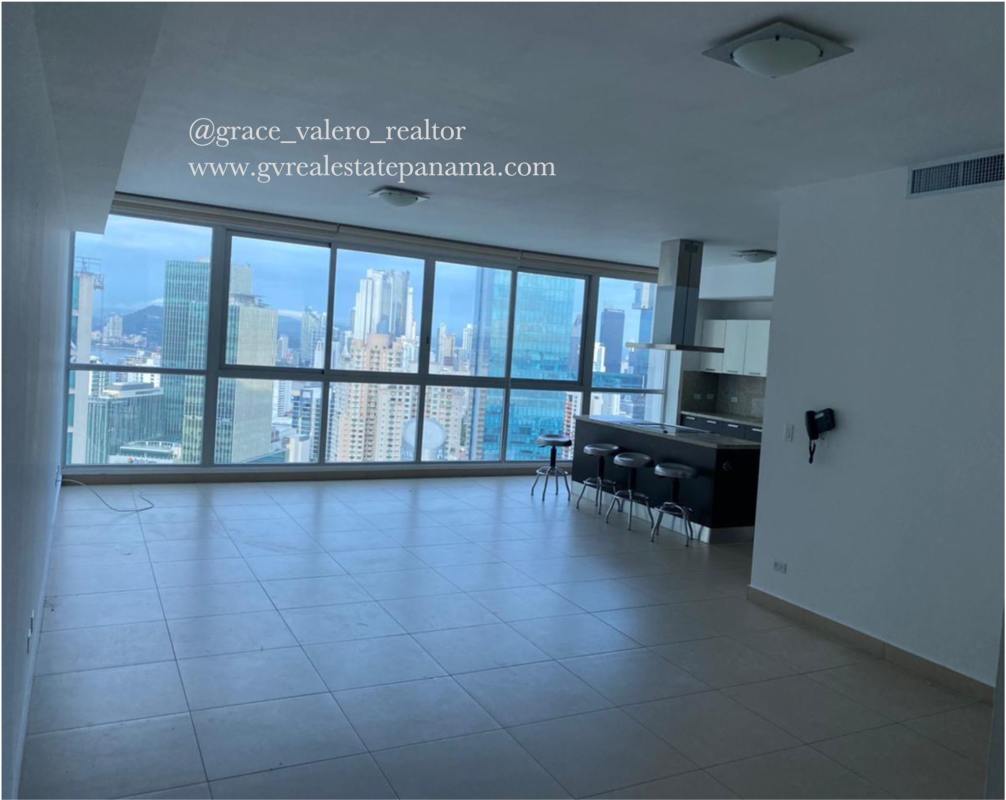 Contemporary kitchen in PH Oceanaire Punta Pacifica with granite countertops, stainless appliances, and open layout