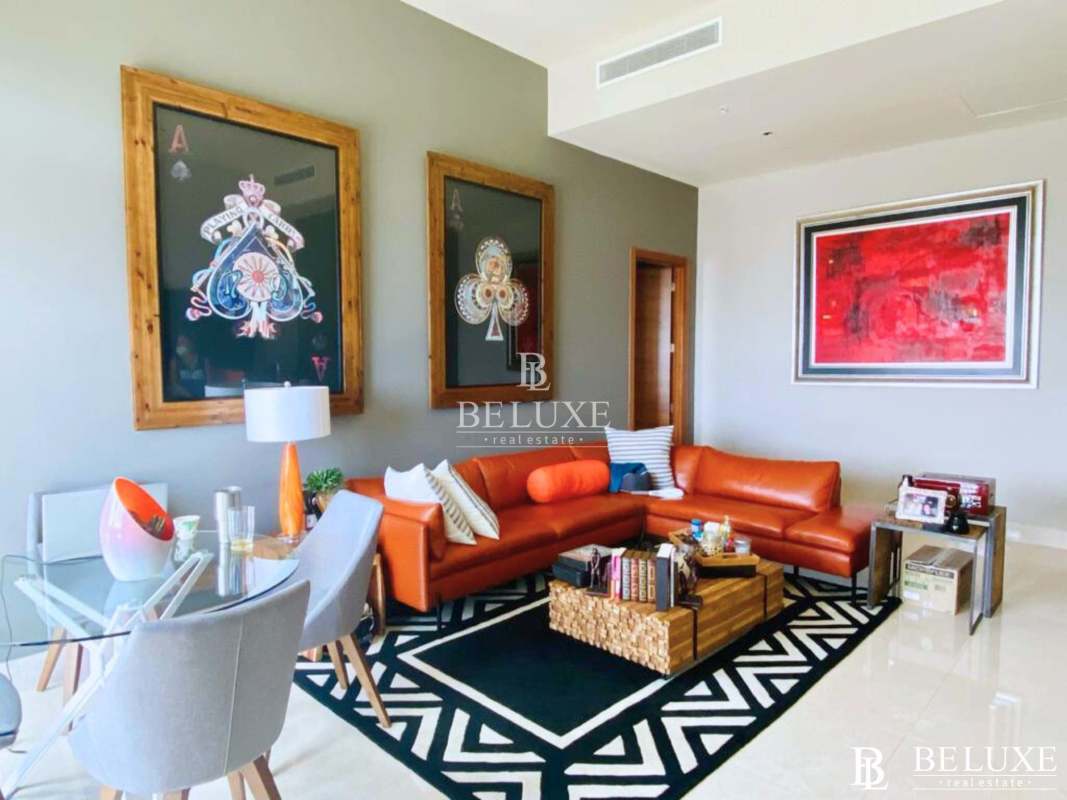 Upscale Italian kitchen quartz counters built-in appliances wine cooler penthouse Santa Maria Court Panama