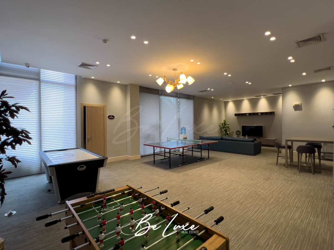 Indoor game room with foosball, pool, ping pong, lounge area Ocean Reef Gardens Panama
