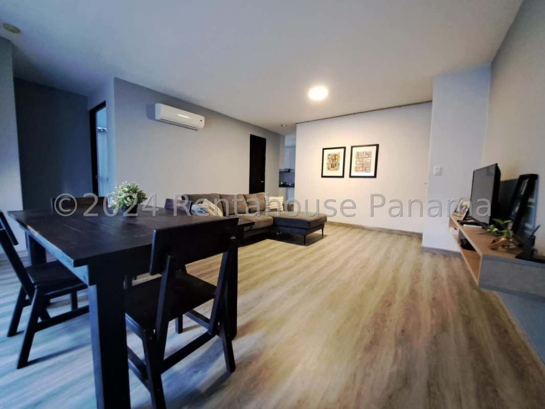 Modern kitchen with granite countertops appliances PH Sky Blue Tower Panama