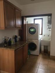 Cozy family room with TV and sofa Buenaventura luxury penthouse for rent