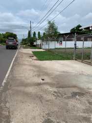 Front porch with tiled floor and fenced yard La Mitra Chorrera Panama for sale