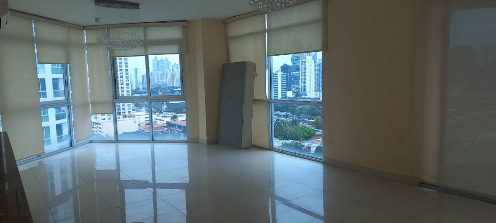 Balcony with Panama skyline view PH Keops Tower San Francisco