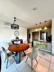 Living room opening to terrace in PH Galeones Playa Ensenada Panama