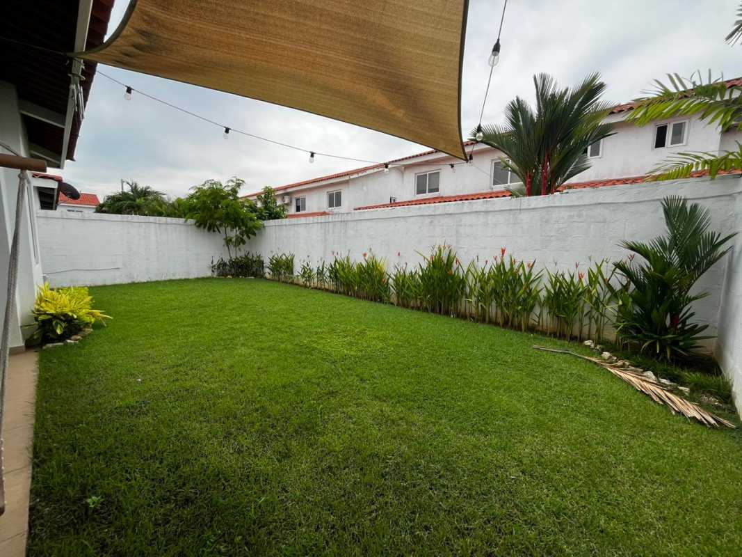 Large swimming pool in social area at Quintas de Versalles gated community Panama