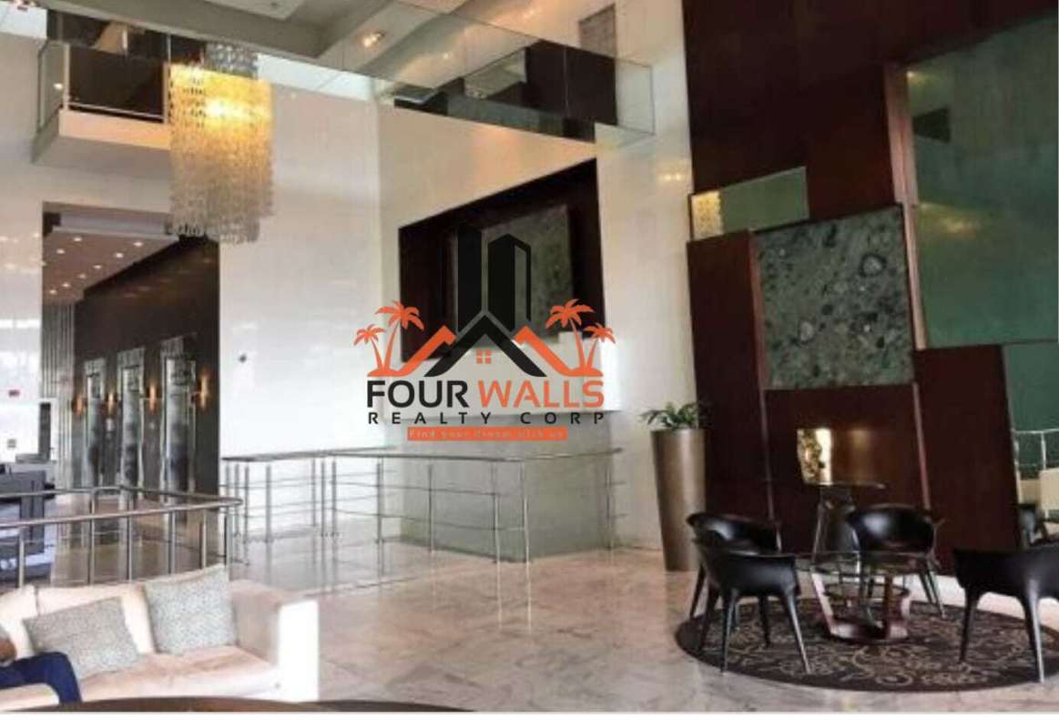 Contemporary lobby lounge marble walls reception PH Waters On The Bay Panama
