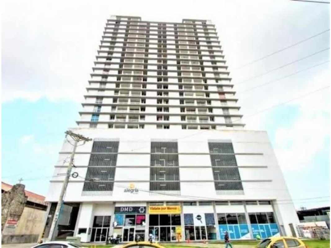 Modern high-rise tower with ground floor commercial spaces PH Alegria Bella Vista Panama