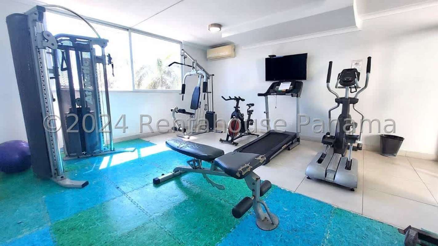 Playground with slide jungle gym in gated community PH Albrook Point Panama