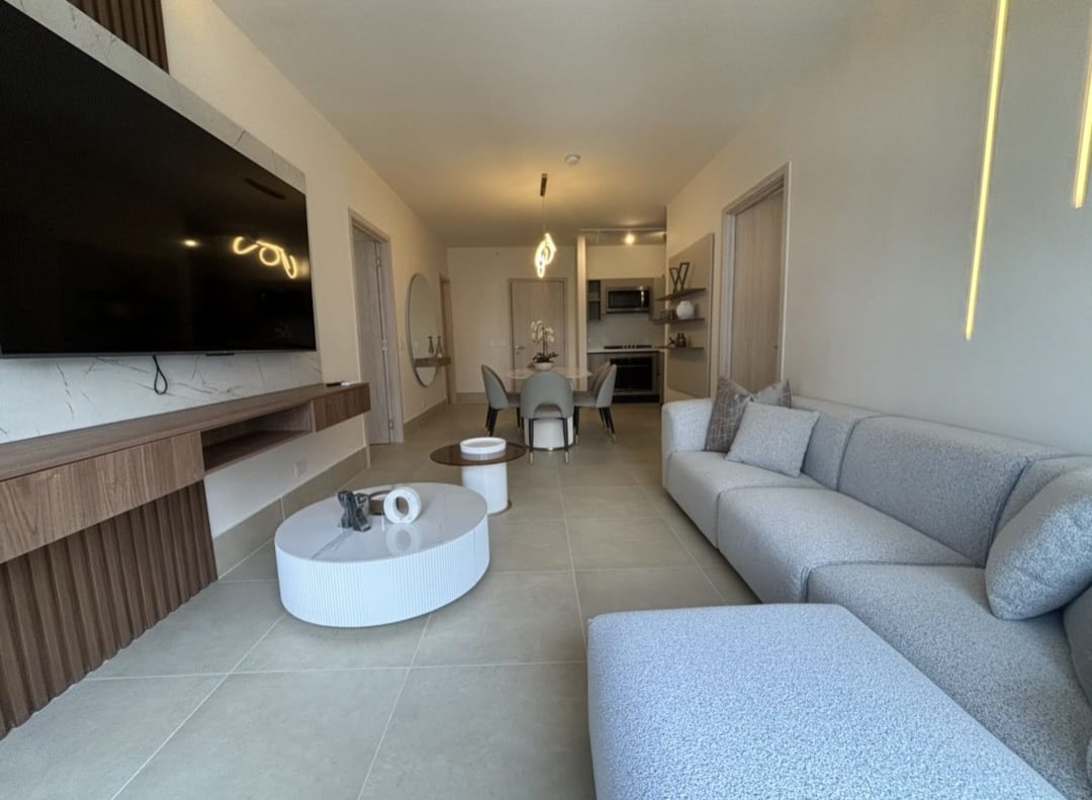 Fully equipped minimalist kitchen with granite counters and stainless appliances Ocean House Santa Maria Panama