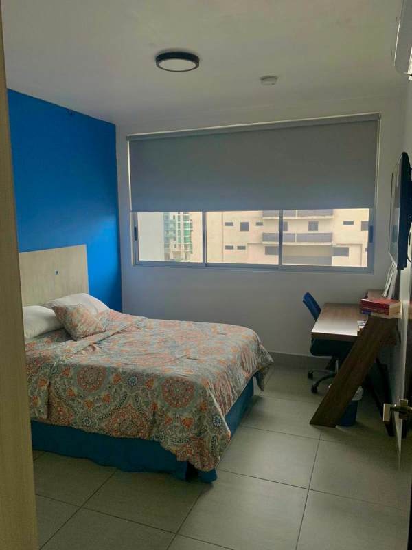 Bright master bedroom with large window, closet space PH Jade Tower San Francisco