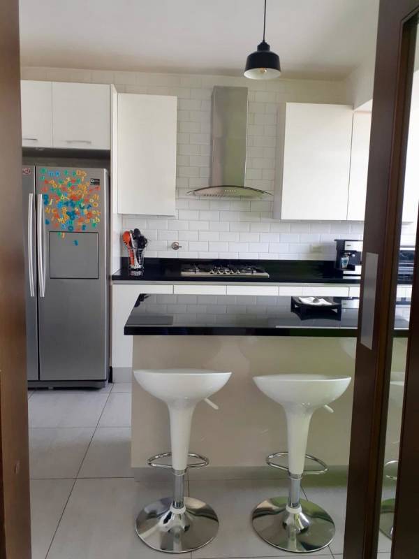 Spacious living dining room with balcony access PH Jade Tower Panama City