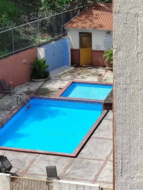 Outdoor swimming pool, kids pool, sun lounge zone in Mallorca Village Los Andes Panama