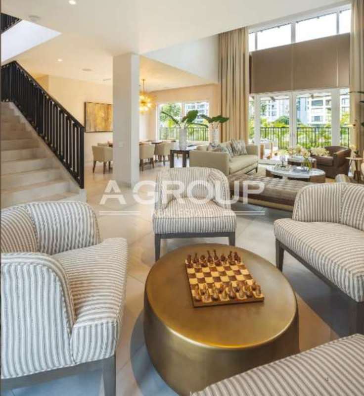 Open plan living dining modern decor luxury duplex The Woods Santa Maria Panama