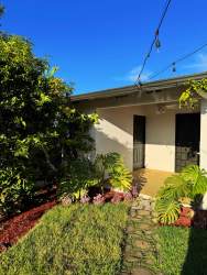 Vacation rental kitchen featuring modern appliances and ample counter space in Las Uvas Panama