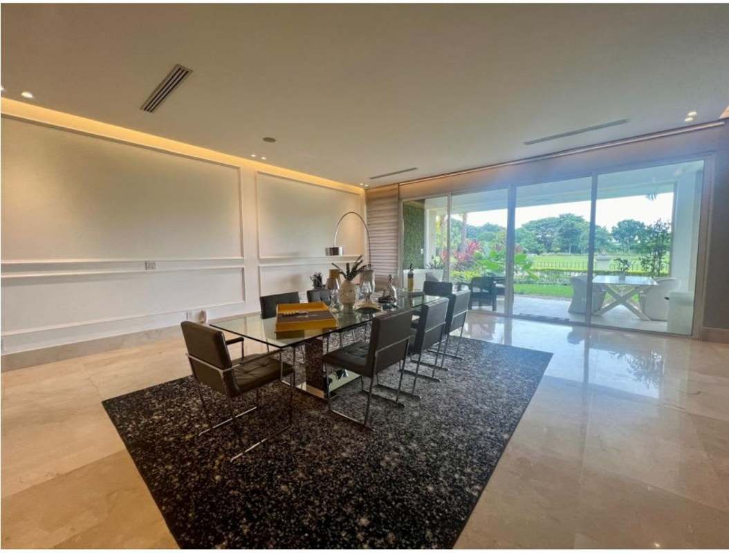 Gourmet kitchen with marble island high-end appliances The Reserve Santa María