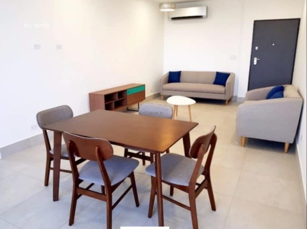 Open plan living dining room with AC PH Luxor 300 El Cangrejo Panama