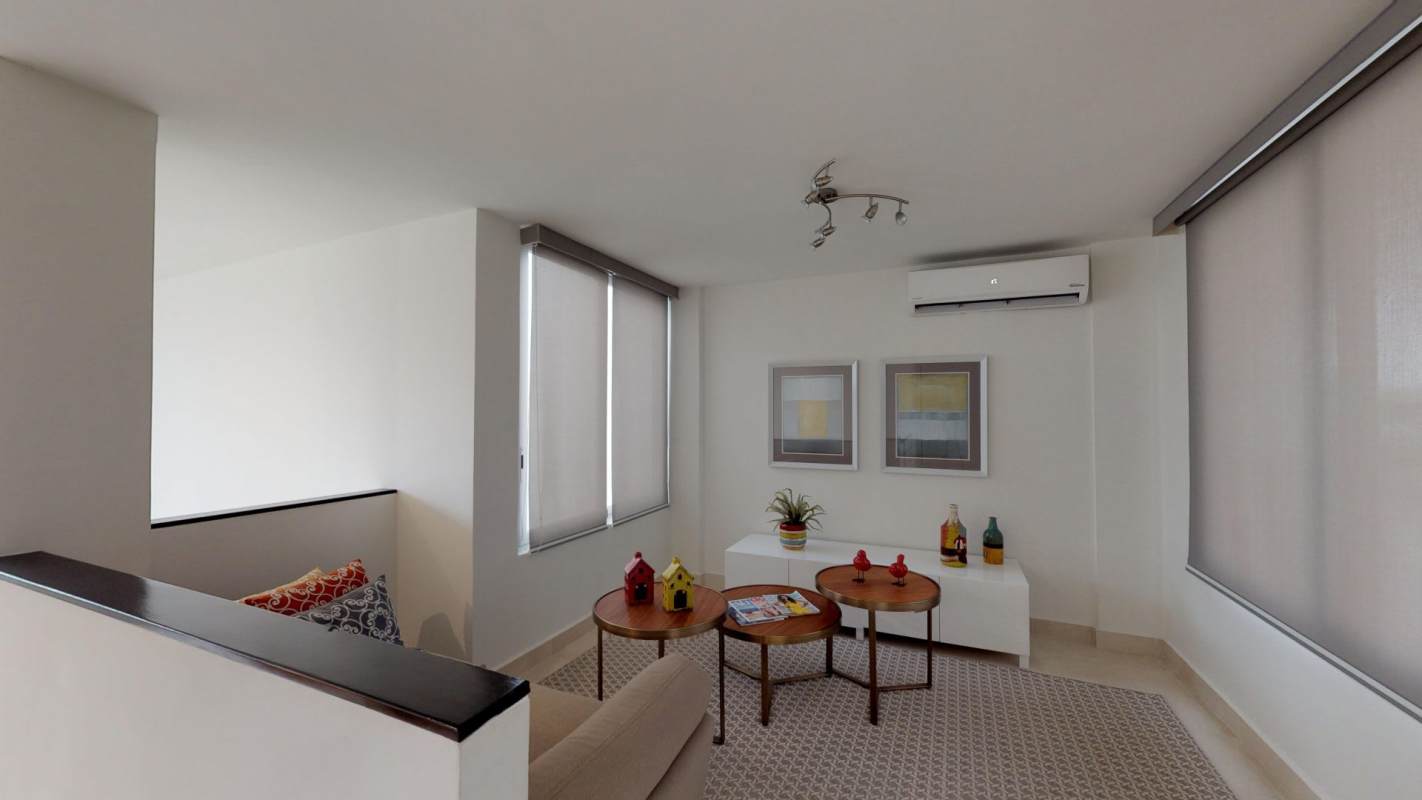 Family dining with kitchen and large sliding doors Villasur Costa Sur Panama