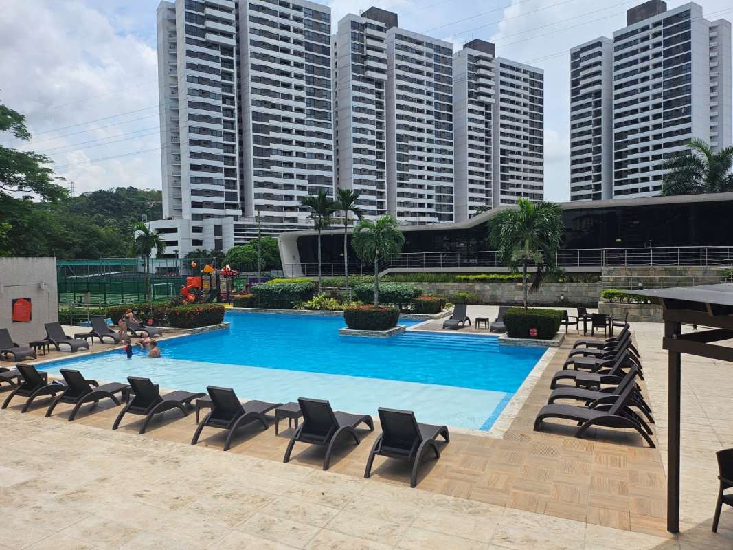 Fully equipped gym with cardio and weights at Condado Country Club in Panama City