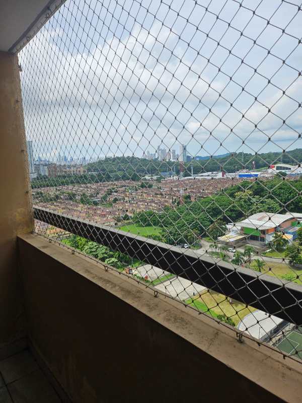 City skyline views from balcony of apartment at PH Condado Country Club Condado del Rey Panama