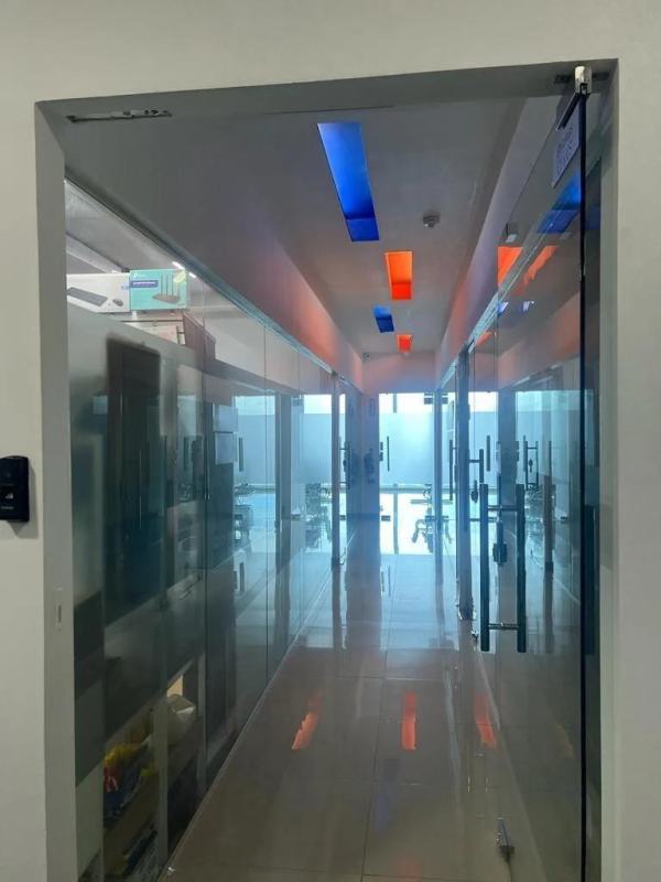 Private office with glass walls panoramic ocean view in Oceanía Business Plaza Tower 1000 Punta Pacífica Panama