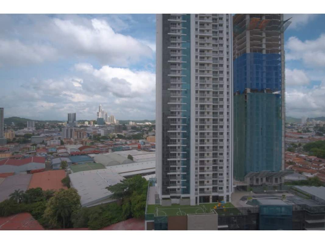 High-rise tower PH Torres de Castilla at Via España Parque Lefevre Panama City