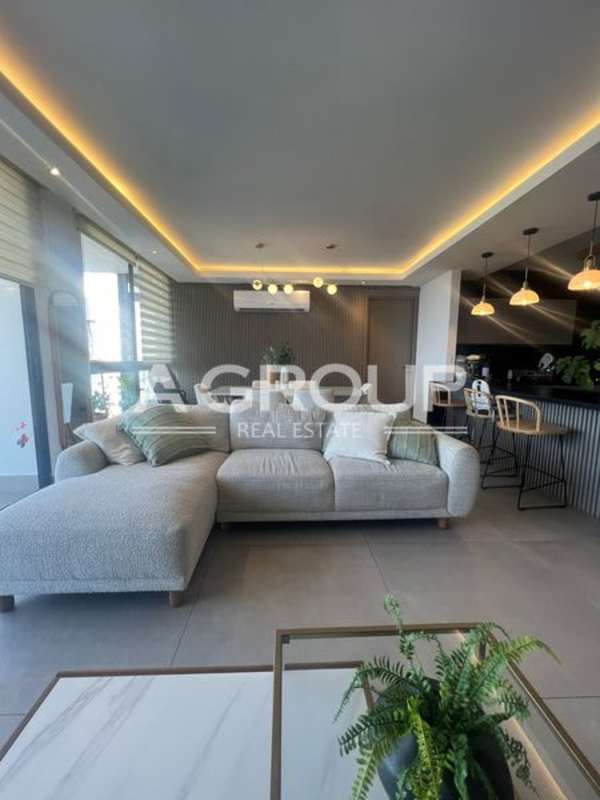 Modern bright living room and kitchen with sea views PH Victory Wellness Coco del Mar Panama City