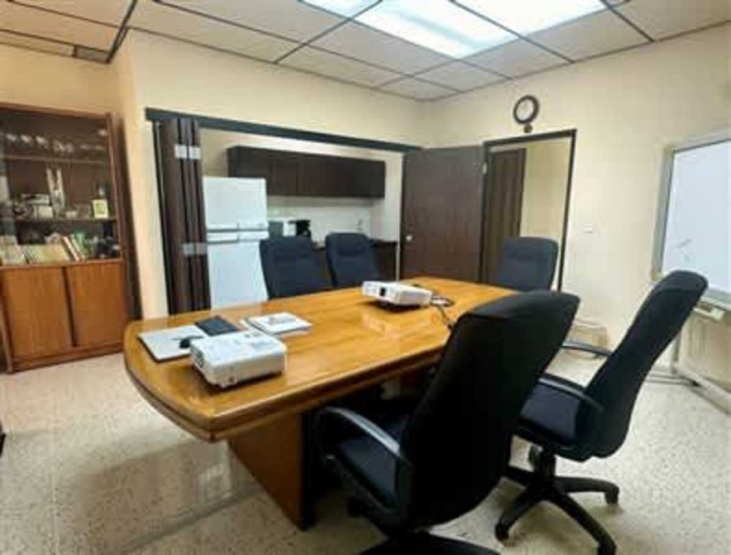 Interior showroom or client exhibition space inside office PH Plaza Balboa Panama City