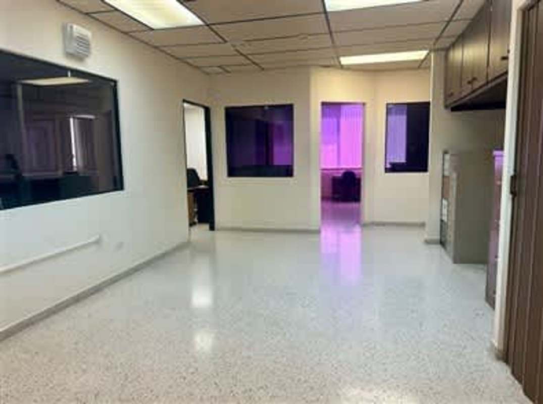 Break room cafeteria kitchen inside office suite PH Plaza Balboa Panama