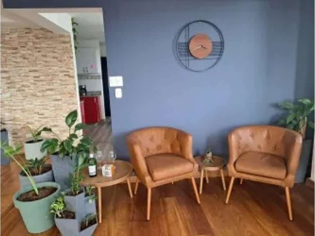 Living and dining area in apartment for sale in PH Sky View, Panama City