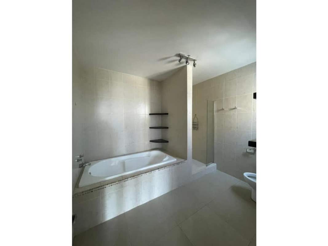 Small storage room glass door balcony city view PH Pacific Sky Punta Pacifica Panama