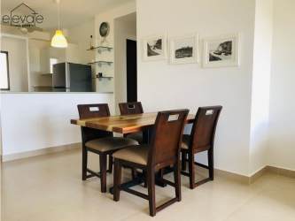 Aerial photo of Playa Caracol beachfront residential complex with pool and coastline view Chame Panama