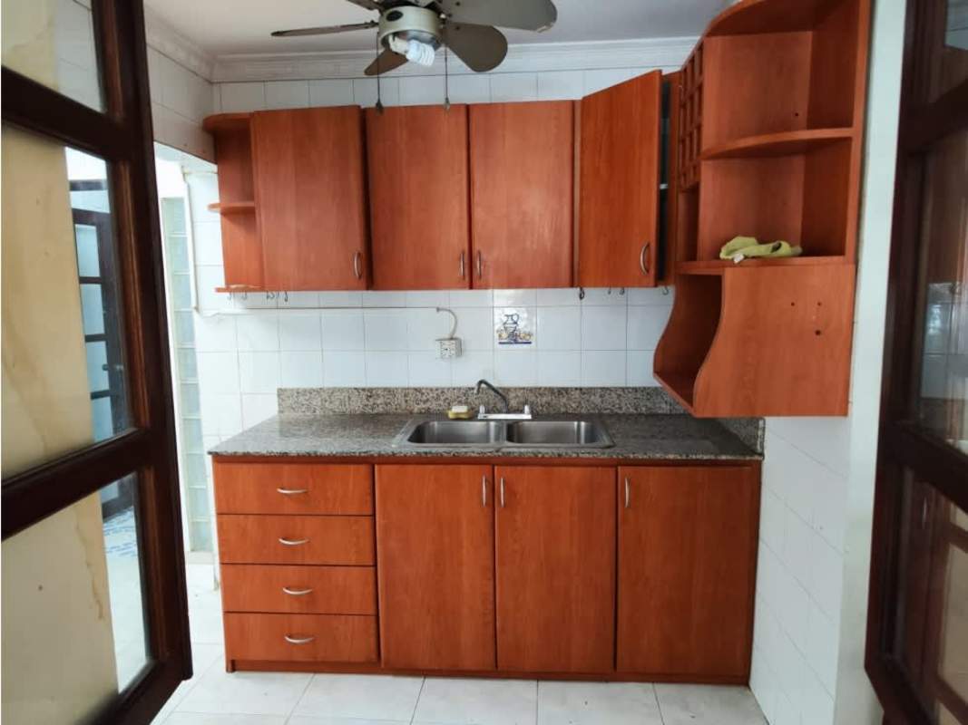 Backyard view showing small blue tiled swimming pool in Rufina Alfaro Panama