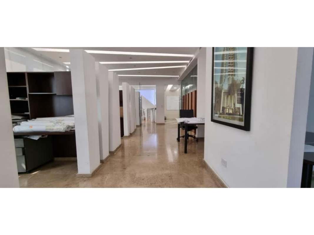 Modern open-plan workspace with glass partitions and marble floors at PH BICSA Tower Panama City