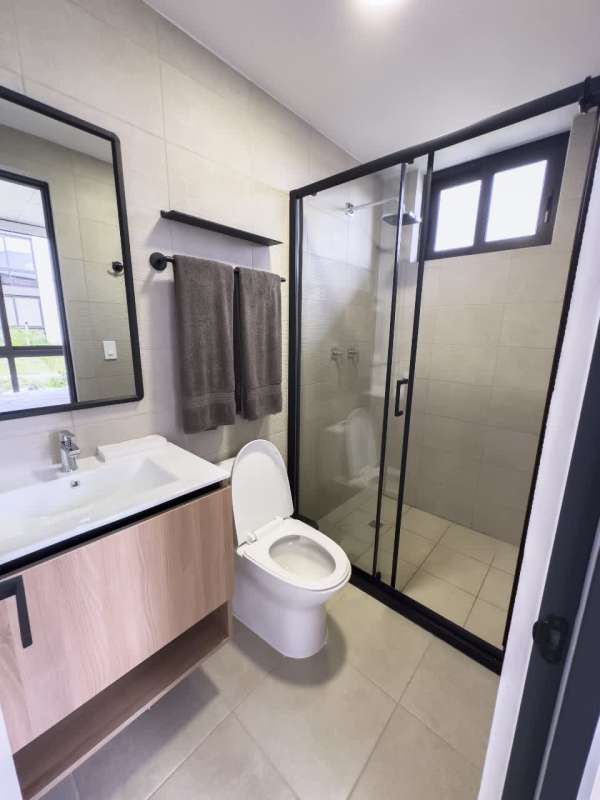 Small private balcony with garden view PH Begin CoLiving Brisas del Golf Panama