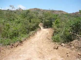 Unimproved rural land with dirt road and natural slope ideal for eco development La Laguna Panama