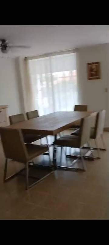 Traditional kitchen with refrigerator, stove, microwave in PH Obarrio Suites for rent Panama City