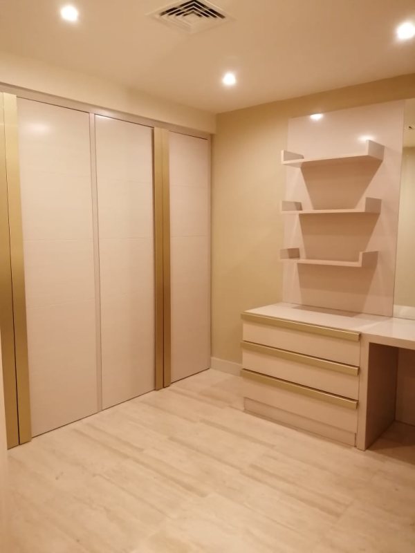 Luxury kitchen with granite counters and stainless steel appliances in Waldorf Astoria Panama