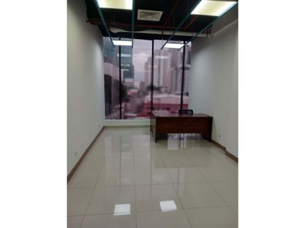 City skyline and oceanview from office window in PH RBS Tower Panama City