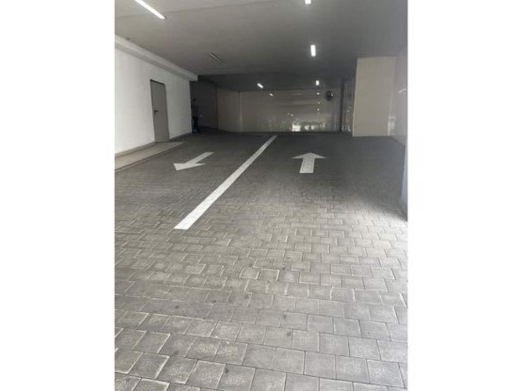 Reception counter with RBS Tower signage in modern business building Avenida Balboa Panama City