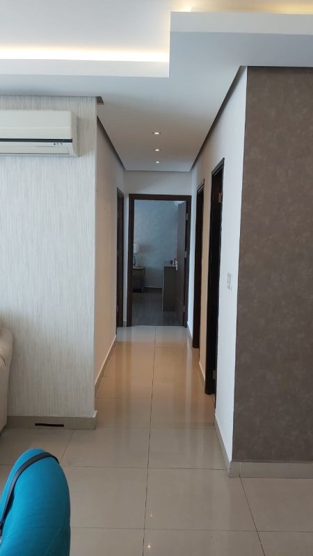 Modern bathroom with glass shower in PH The Palm Obarrio Panama City