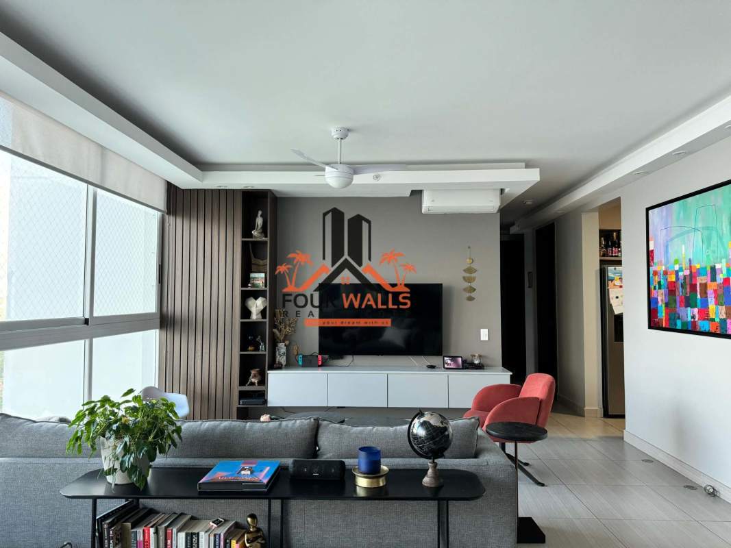 Open plan dining space integrated with kitchen and living Costa del Este Panama house rental