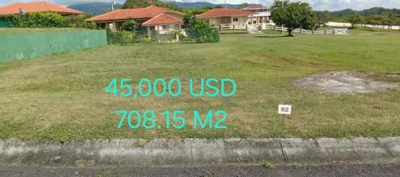 Residential land plots ready for building in Bejuco Chame Panama gated community Brisas del Celaje