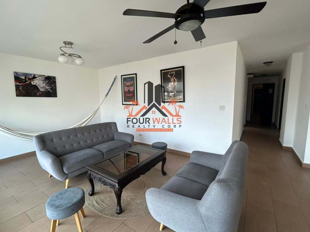 Kitchen with granite countertops, cabinets, and appliances PH Mediterráneo El Cangrejo Panama